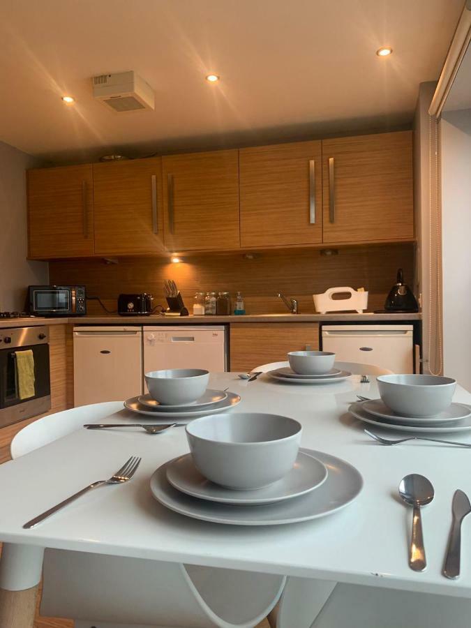 Merchant City Modern 1 Bed Executive Flat غلاسغو المظهر الخارجي الصورة